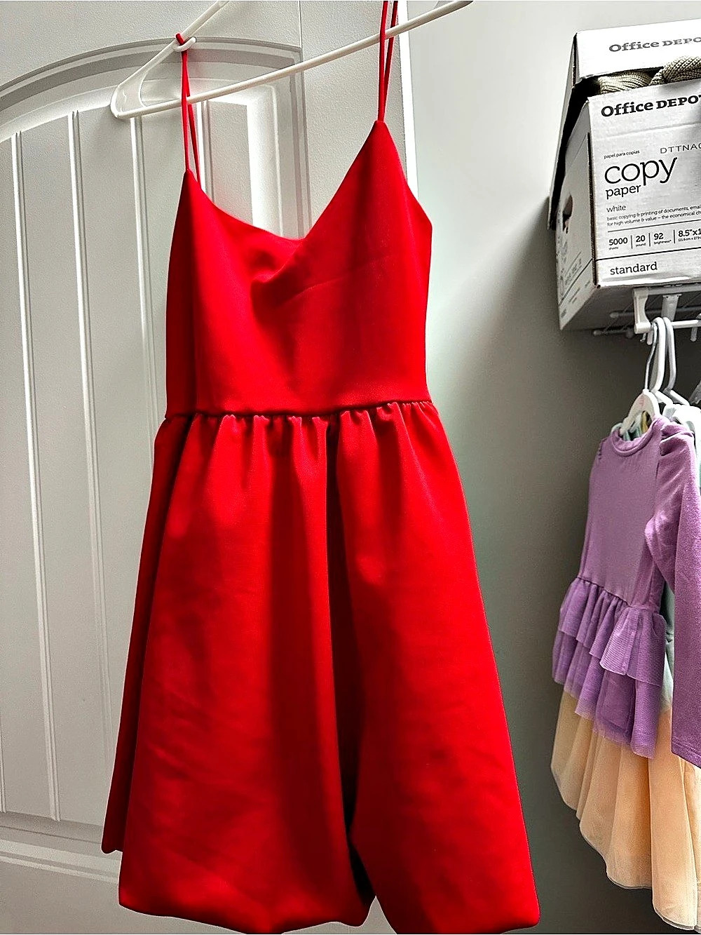PrettyLittleThing Red Mini Dress Size 6 NWT